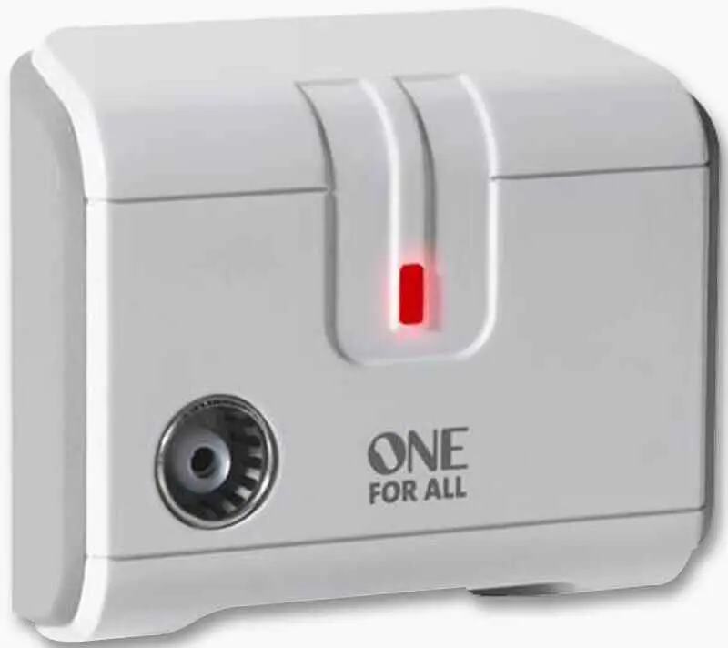 ONE FOR ALL - TV Signalverstärker (23dB Verstärkung, 3G/4G Filter)