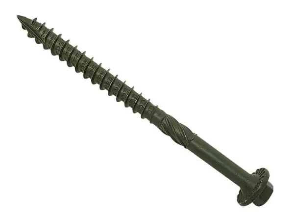 ForgeFix 木材固定用ネジ グリーンコート 6.3 x 65mm 20本入