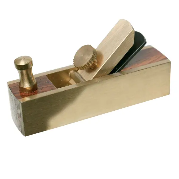 Silverline Mini Block Plane, Rosewood & Brass, 72mm