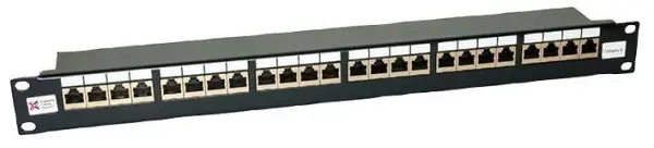 CONNECTIX CABLING SYSTEMS 2020シリーズ 24ポート Cat6 FTP 高密度パッチパネル