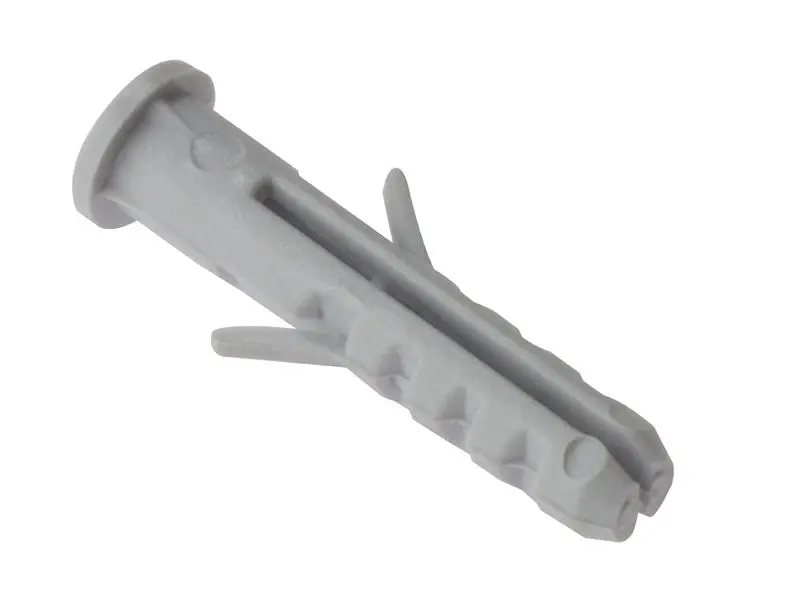 ForgeFix Tassello a Rinforzo in Nylon M6 x 30mm, Confezione da 100