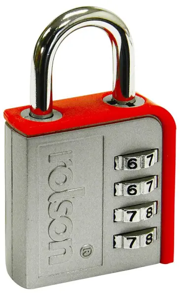 Rolson Combination Padlock, 47mm, Zinc Alloy