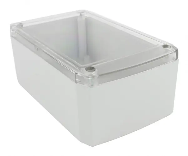 CAMDENBOSS IP54 ABS Enclosure w/ Polycarbonate Lid, 125x75x50mm