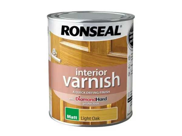 Ronseal Barniz Interior Secado Rápido Mate Roble Claro 750ml