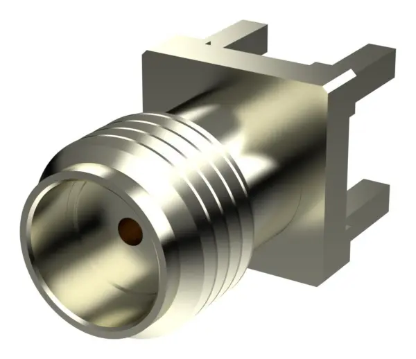 TAOGLAS SMA(F) Straight PCB Mount RF Connector, Nickel-Plated