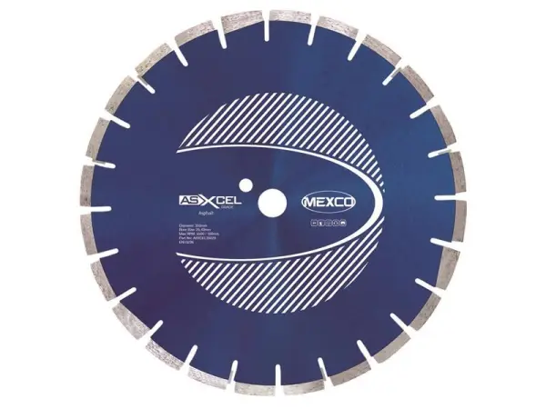 MEXCO Asphalt XCEL Diamond Blade, 350 x 25.4mm
