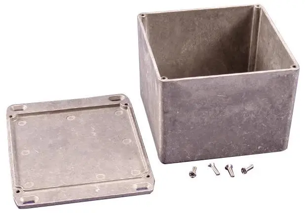 HAMMOND IP54 Geperst Aluminium Behuizing 120x120x90mm