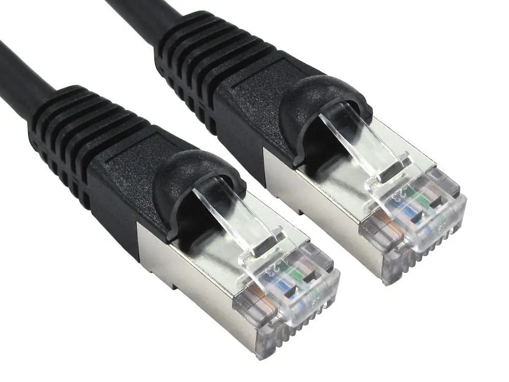 PRO SIGNAL - Cat6A LSZH Ethernet-Patchkabel, 1m Schwarz