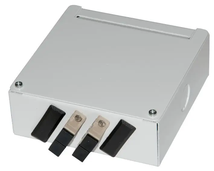 Connectix Cabling Systems 4-Way SC Breakout Box, Steel Enclosure