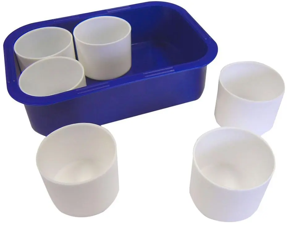 MAJOR BRUSHES מערכת 6 עציצים ומגש צבע, 170x120 מ״מ