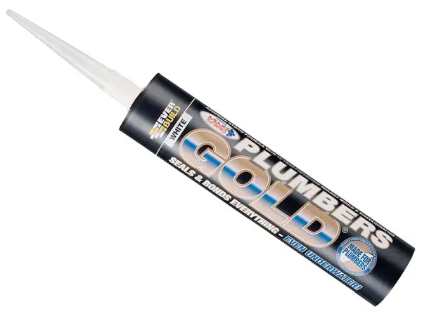 Everbuild Plumber's Gold White Sealant 290ml