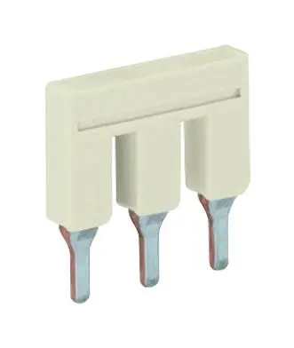 WAGO 2006-403 Light Grey 3 Way Insulated Jumper Bar, 41A, 800V