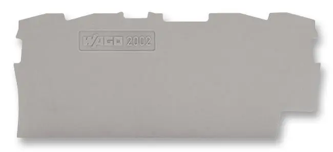 WAGO 4-Way End & Intermediate Plate, Grey