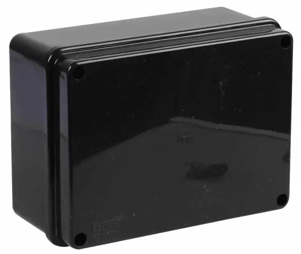 OLAN IP56 Black Thermoplastic Junction Box - 150x110x70mm