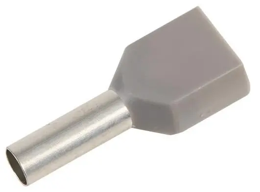 Connecteurs de câble double entrée CONCORDIA TECHNOLOGIES, 4mm², Gris (Lot de 2