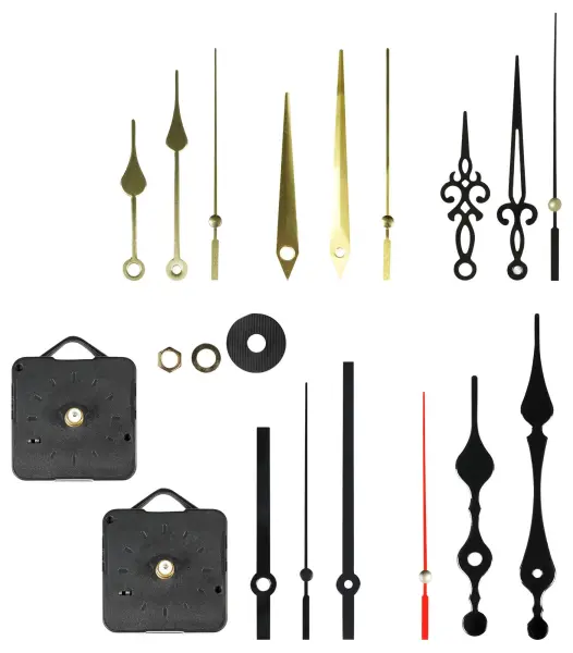 19 Piece Quartz Clock Mechanism Kit