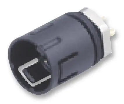 BINDER 8-πολιτικός βύσμα στερέωσης σε πάνελ, σειρά 620, επιχρυσωμένο