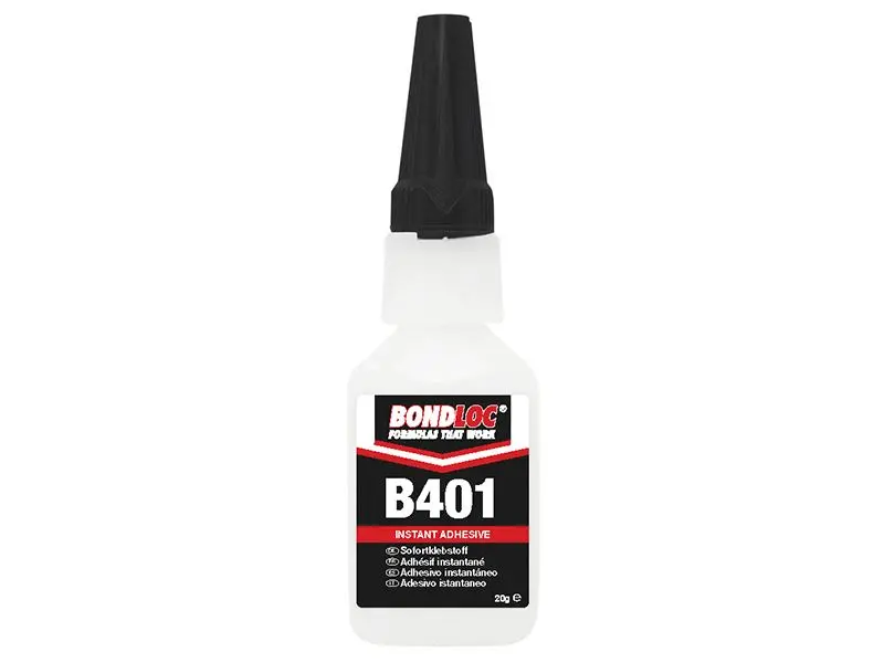 Bondloc - B401 Gam Cyanoacrylate Kelikatan Sederhana 20g
