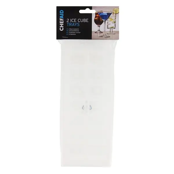 Chef Aid Eiswürfelform 2er-Pack, flexibel & stapelbar