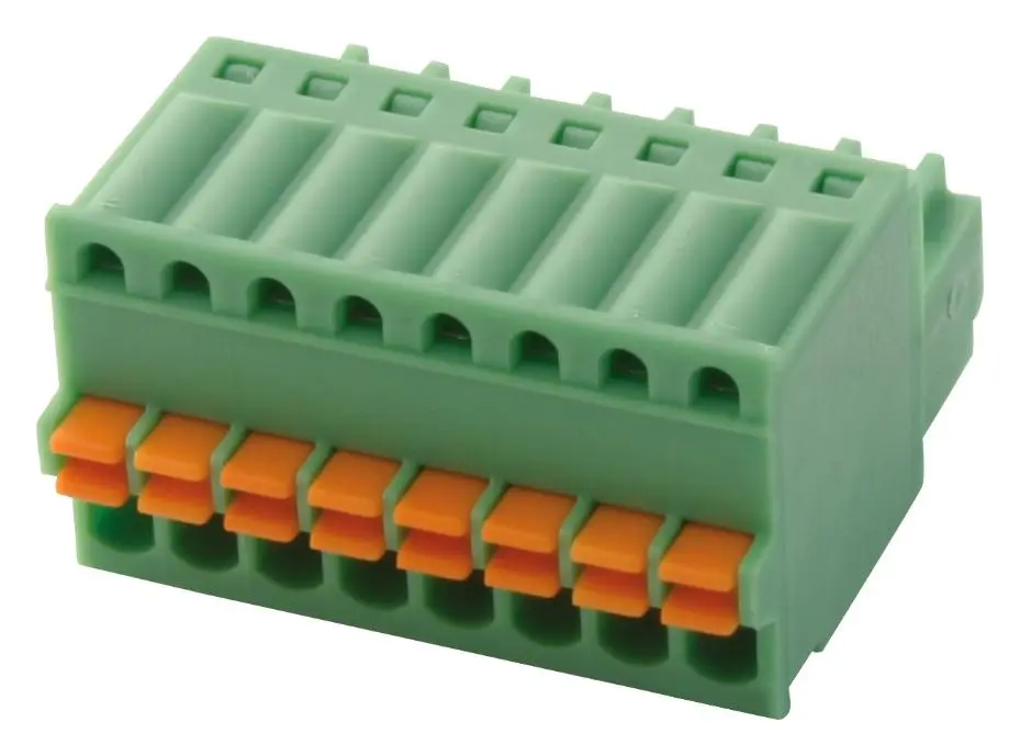 Phoenix Contact 2.5mm 8-Pole Pluggable Terminal Block, 26-20AWG