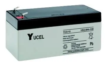 YUASA Yucel 12V 2,8Ah Blei-Gel-Batterie wartungsfrei