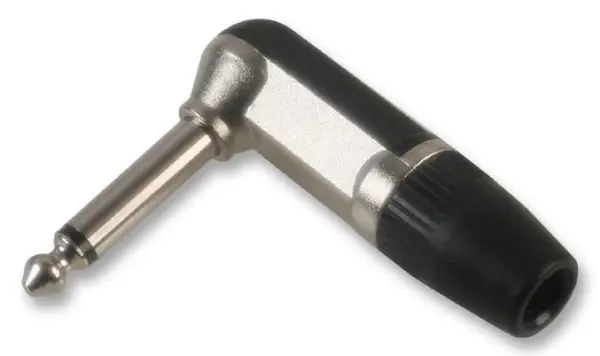 Pro Signal - Fiche jack mono 6,35mm à 90°