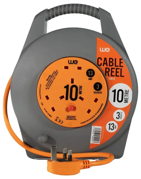 Westminster 3 Gang Mains Extension Reel - 10m