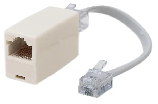 KAUDEN - RJ11插座轉RJ45插頭線適配器