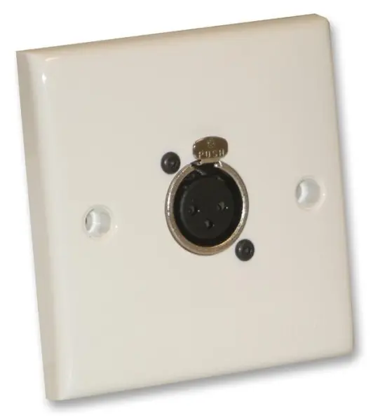 EAGLE AV Wall Plate with 3-Pin XLR Socket