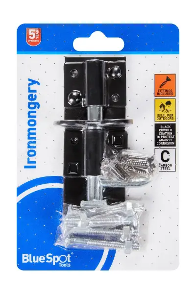 Blue Spot Tools - בורג ברנטון 100 מ״מ, שחור, ציפוי אבקה, פלדת פחמן