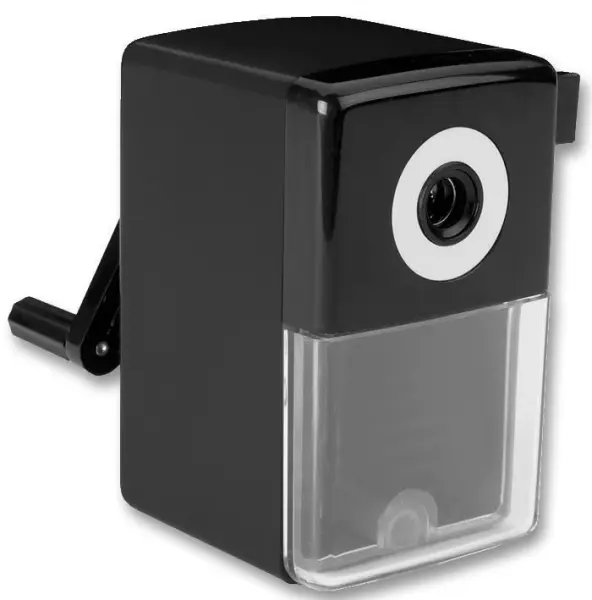 Q CONNECT Desktop Pencil Sharpener, 8mm, Auto-Stop