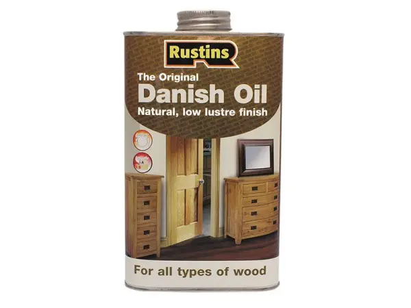 Rustins Huile pour Bois Danoise Matt 1 Litre