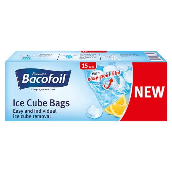 Bacofoil Ice Cube Bags, 15 Pack