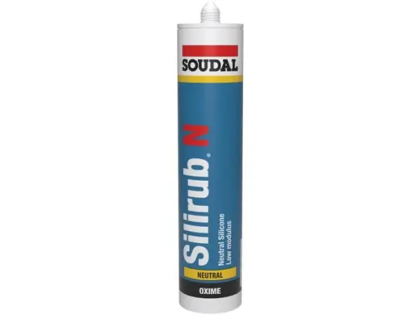 Soudal Silirub N Silicone Transparent 300ml, Module Bas