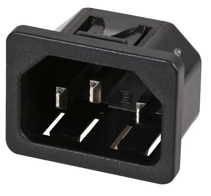 SCHURTER C14 Είσοδος, Ενσωμάτωση Σνάπ, 4,8mm Τερματικό, 10A 250V