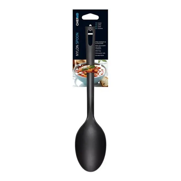 Chef Aid Nylon Spoon Black