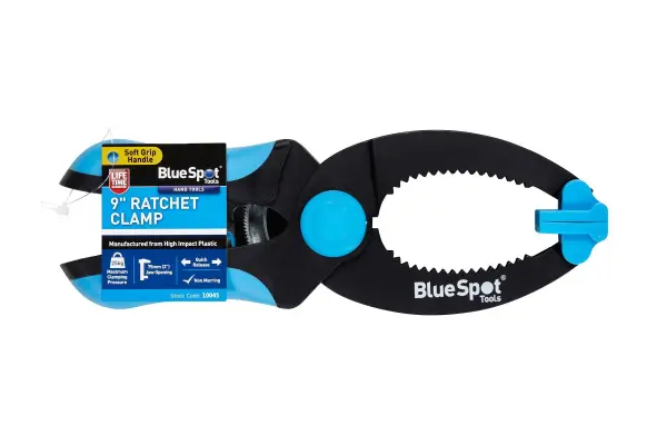 Blue Spot Tools 快速释放棘轮夹 230毫米 (9英寸) 25公斤压力