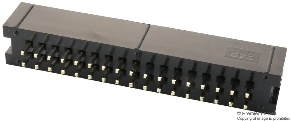 MULTICOMP PRO Kolíkový konektor, 2,54mm, 2x34 pinů, vertikální