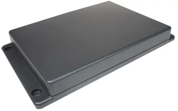 TAKACHI グレーABSフランジ付きエンクロージャー 155.6 x 125.6 x 25mm