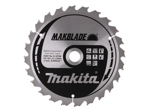 Makita MAKBLADE Pilový kotouč 190mm x 24Z s karbidovými hroty