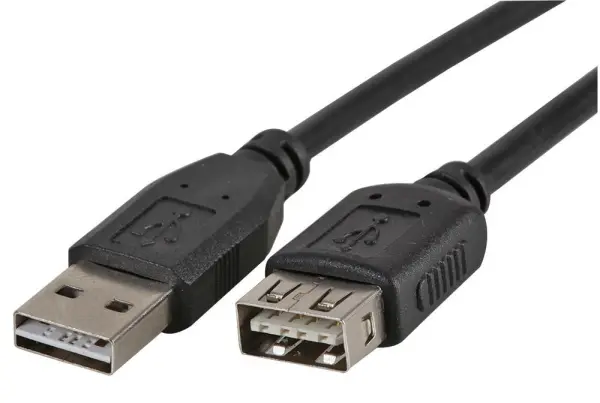 PRO SIGNAL - USB 2.0 Verlängerungskabel Reversibel 5m