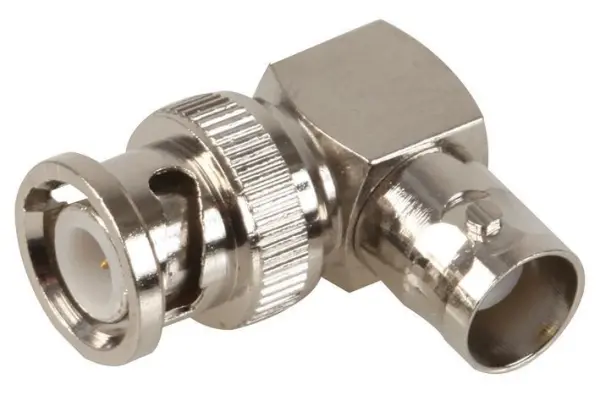 Pro Signal BNC Plug naar Socket Rechte Hoek Adapter, 50 Ohm