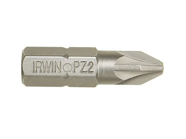 IRWIN Pozidriv Insert Bits PZ3 25mm (Pac 2)