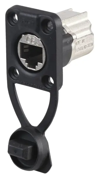 Neutrik Cat6A Ethercon Feedthru, Afgeschermd, IP65