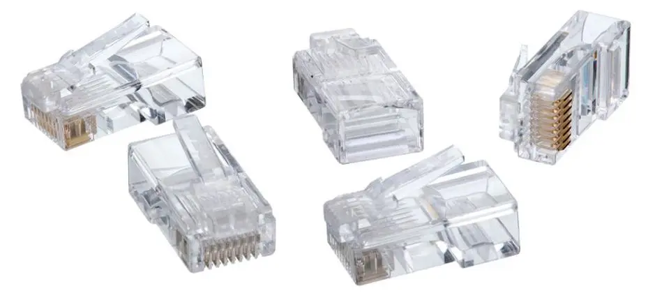 IDEAL Cat5e Pluganna Modúla RJ45 8P8C, Pacáiste de 100