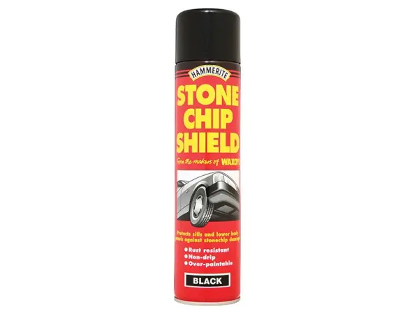 Hammerite Stonechip Shield Aérosol Noir, 600ml