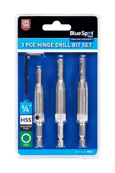 Blue Spot Tools 三件套合页钻头套装