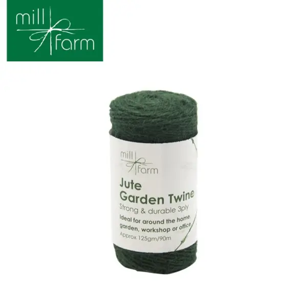 Mill Farm Grüne Juteschnur Spule, 125g/90m