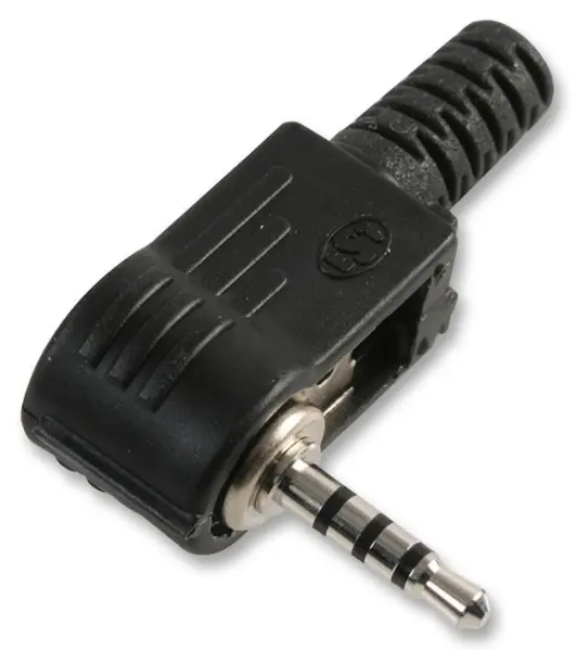 Pro Signal 4 Pole 2.5mm 90 Degree Plug