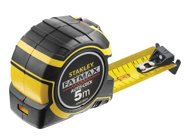 STANLEY® FatMax® Pita Ukur Autolock Poket 5m (Lebar 32mm) (Metrik Sahaja)